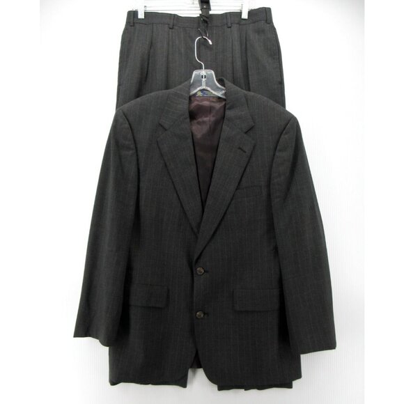 VINTAGE Brooks Brothers Suit 41 Wool Blazer Pants Pleated 33X30 USA * - Picture 1 of 16